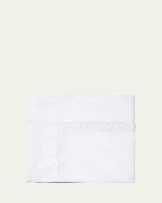 Sferra Giza 45 Lace King Flat Sheet